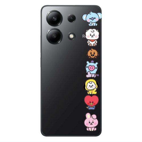 Xiaomi Redmi Note 13 4G Lovely animals Transparent Silicone TPU Θήκη