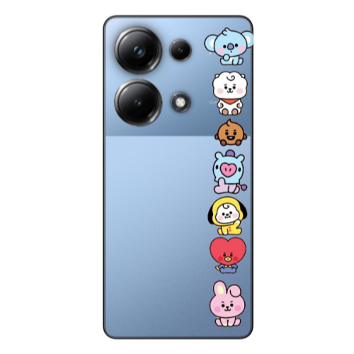 Xiaomi Poco M6 Pro 4G Lovely animals Transparent Silicone TPU Θήκη