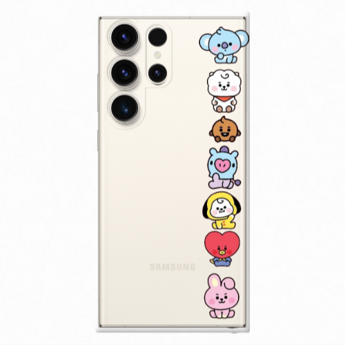 Samsung S24 Ultra Lovely animals Transparent Silicone TPU Θήκη