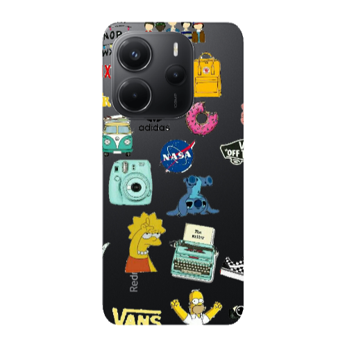 Xiaomi Redmi Note 14 Mixed up 3 Transparent Silicone TPU Θήκη