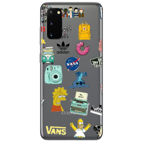 Samsung S20 Mixed up 3 Transparent Silicone TPU Θήκη