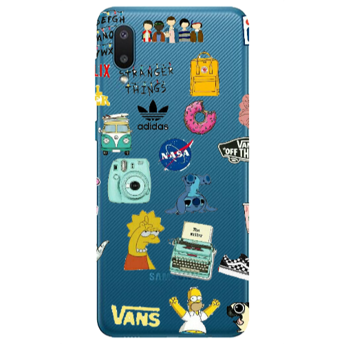 Samsung A02 Mixed up 3 Transparent Silicone TPU Θήκη