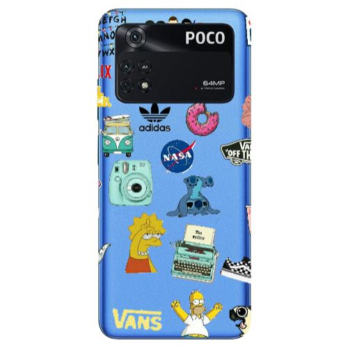 Xiaomi Poco M4 Pro 4G Mixed up 3 Transparent Silicone TPU Θήκη