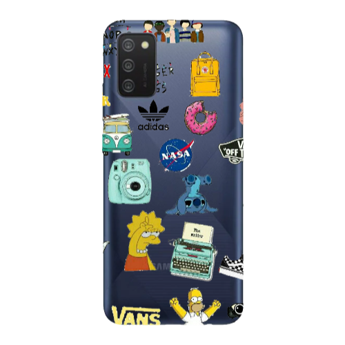 Samsung A03S Mixed up 3 Transparent Silicone TPU Θήκη