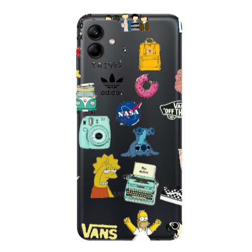 Samsung A04 Mixed up 3 Transparent Silicone TPU Θήκη
