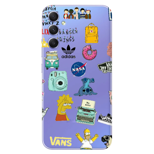 Samsung A34 Mixed up 3 Transparent Silicone TPU Θήκη