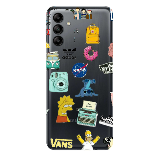 Samsung A13 5G Mixed up 3 Transparent Silicone TPU Θήκη