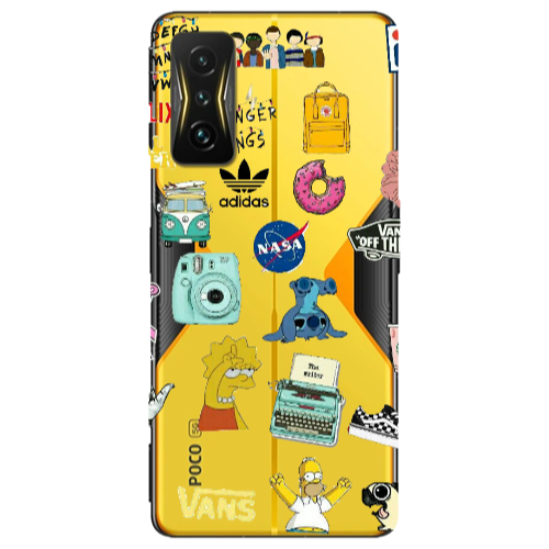 Xiaomi Poco F4 Gt Mixed up 3 Transparent Silicone TPU Θήκη