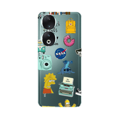 Honor 90 5G Mixed up 3 Transparent Silicone TPU Θήκη