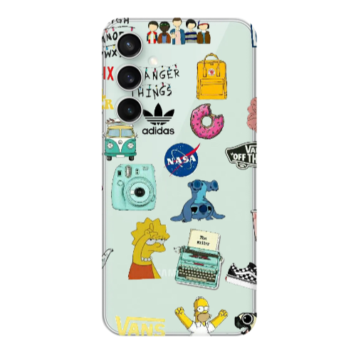 Samsung S24 Plus Mixed up 3 Transparent Silicone TPU Θήκη
