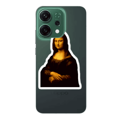 Oppo RENO 14 Davinci Transparent Silicone TPU Θήκη