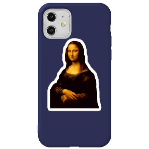 Apple iPhone 11  Davinci Dark blue Colored Silicone TPU Θήκη