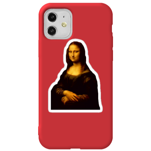 Apple iPhone 11  Davinci Red Colored Silicone TPU Θήκη