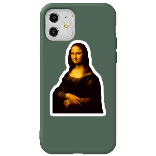 Apple iPhone 11  Davinci Dark Green Colored Silicone TPU Θήκη