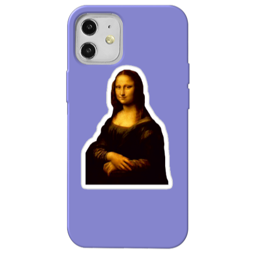 Apple iPhone 12 Davinci Purple Colored Silicone TPU Θήκη