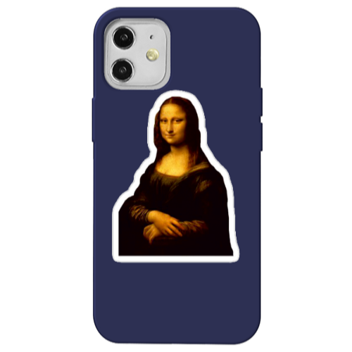 Apple iPhone 12 Davinci Dark blue Colored Silicone TPU Θήκη