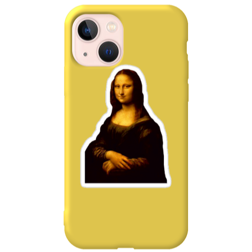 Apple iPhone 13 Davinci Yellow Colored Silicone TPU Θήκη