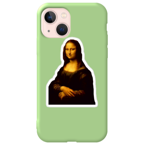 Apple iPhone 13 Davinci Light Green Colored Silicone TPU Θήκη