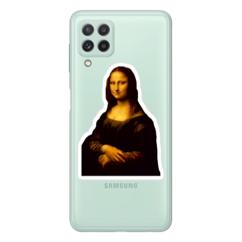 Samsung A22 4G Davinci Transparent Silicone TPU Θήκη