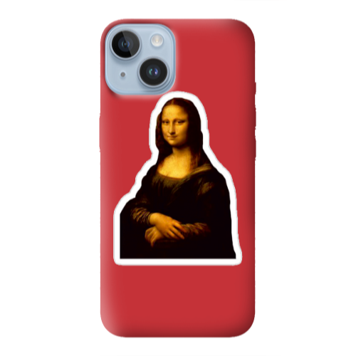 Apple iPhone 14 Plus Davinci Red Colored Silicone TPU Θήκη