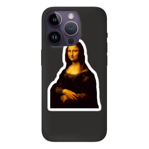 Apple iPhone 14 Pro  Davinci Black Colored Silicone TPU Θήκη