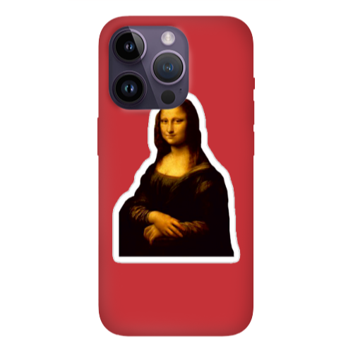 Apple iPhone 14 Pro Max Davinci Red Colored Silicone TPU Θήκη