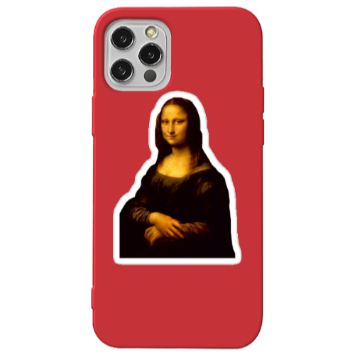 Apple iPhone 13 Pro Davinci Red Colored Silicone TPU Θήκη