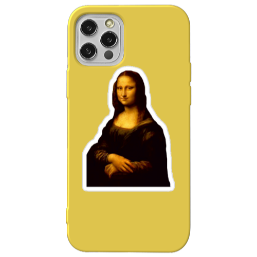 Apple iPhone 13 Pro Davinci Yellow Colored Silicone TPU Θήκη