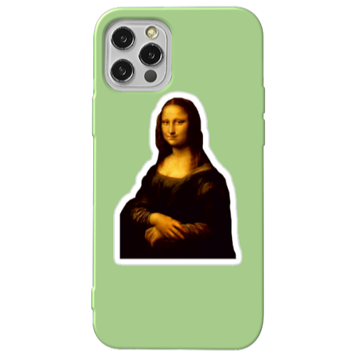 Apple iPhone 12 Pro Max Davinci Light Green Colored Silicone TPU Θήκη