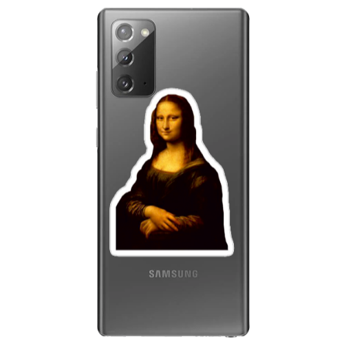 Samsung Note 20 Davinci Transparent Silicone TPU Θήκη