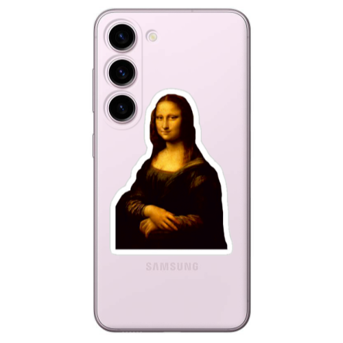 Samsung S23 Davinci Transparent Silicone TPU Θήκη