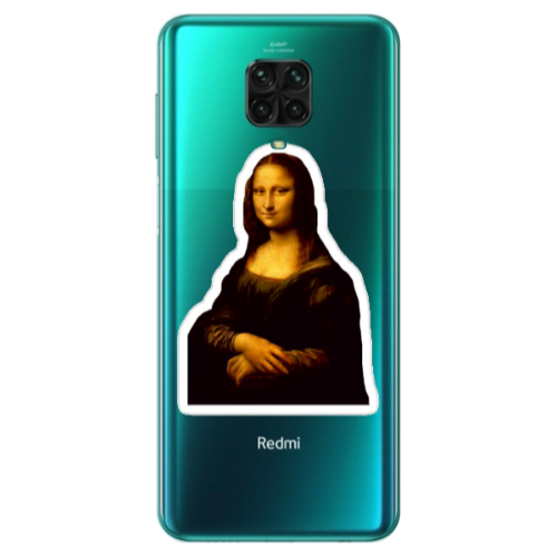 Xiaomi Redmi Note 9S Davinci Transparent Silicone TPU Θήκη