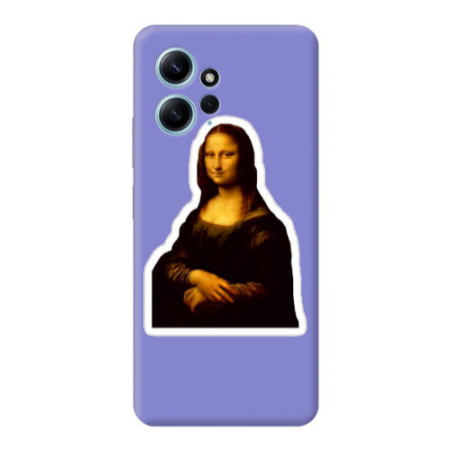 Xiaomi Redmi Note 12 4G Davinci Purple Colored Silicone TPU Θήκη