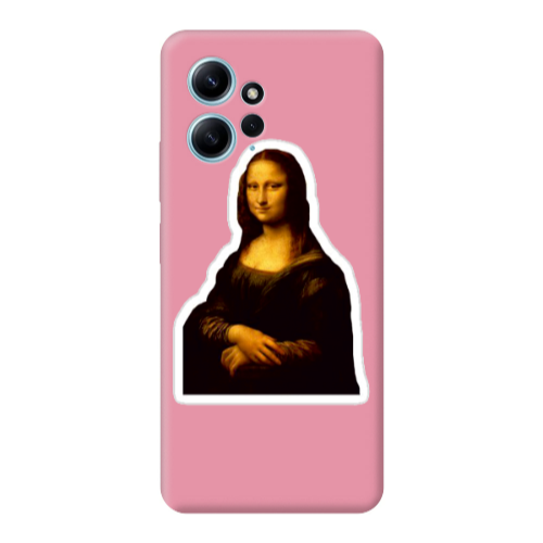 Xiaomi Redmi Note 12 4G Davinci Pink Colored Silicone TPU Θήκη