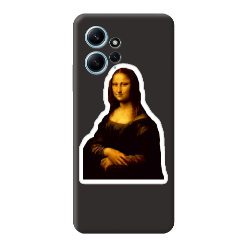 Xiaomi Redmi Note 12 4G Davinci Black Colored Silicone TPU Θήκη