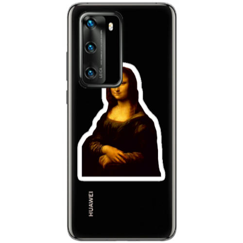 Huawei P40 Davinci Transparent Silicone TPU Θήκη