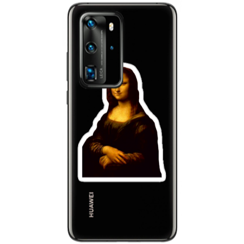 Huawei P40 Pro Davinci Transparent Silicone TPU Θήκη
