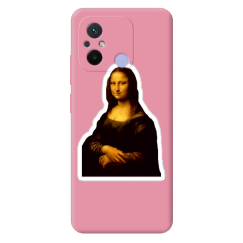 Xiaomi Redmi 12C Davinci Pink Colored Silicone TPU Θήκη
