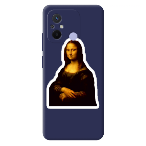 Xiaomi Redmi 12C Davinci Dark blue Colored Silicone TPU Θήκη