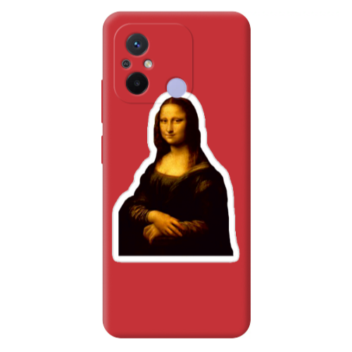 Xiaomi Redmi 12C Davinci Red Colored Silicone TPU Θήκη