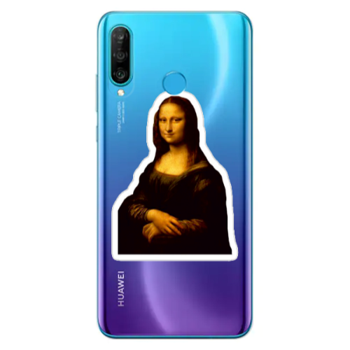 Huawei P30 Lite Davinci Transparent Silicone TPU Θήκη