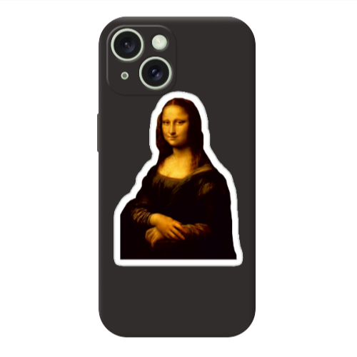 Apple iPhone 15 Davinci Black Colored Silicone TPU Θήκη