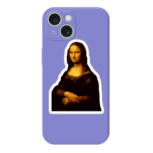Apple iPhone 15 Plus Davinci Purple Colored Silicone TPU Θήκη