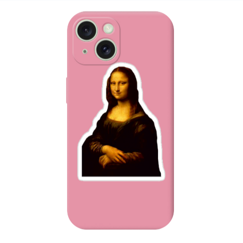 Apple iPhone 15 Plus Davinci Pink Colored Silicone TPU Θήκη