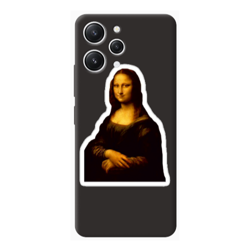 Xiaomi Redmi 12 Davinci Black Colored Silicone TPU Θήκη