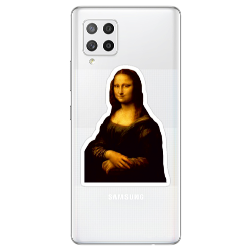 Samsung A42 5G Davinci Transparent Silicone TPU Θήκη