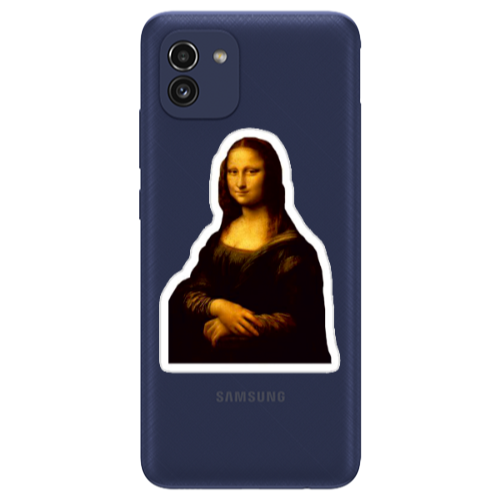 Samsung A03 Davinci Transparent Silicone TPU Θήκη