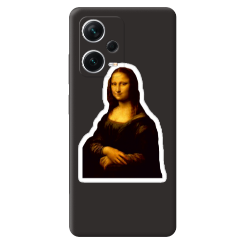 Xiaomi Poco X5 Davinci Black Colored Silicone TPU Θήκη