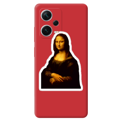 Xiaomi Poco X5 Davinci Red Colored Silicone TPU Θήκη