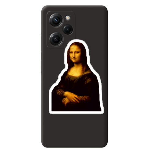 Xiaomi Poco X5 Pro Davinci Black Colored Silicone TPU Θήκη
